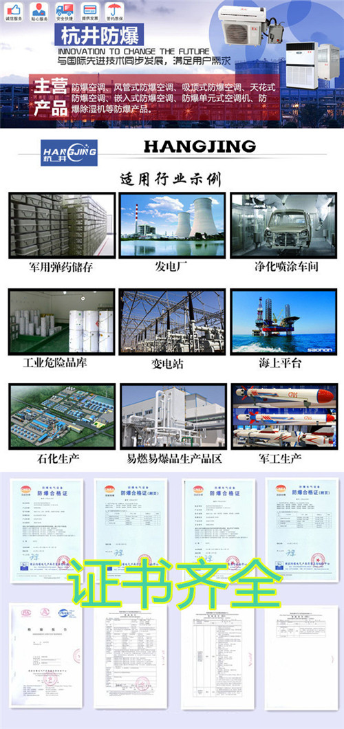 化工倉庫防爆空調(diào)機banner圖