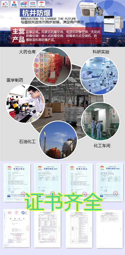 三匹造紙廠專用防爆空調(diào)圖片